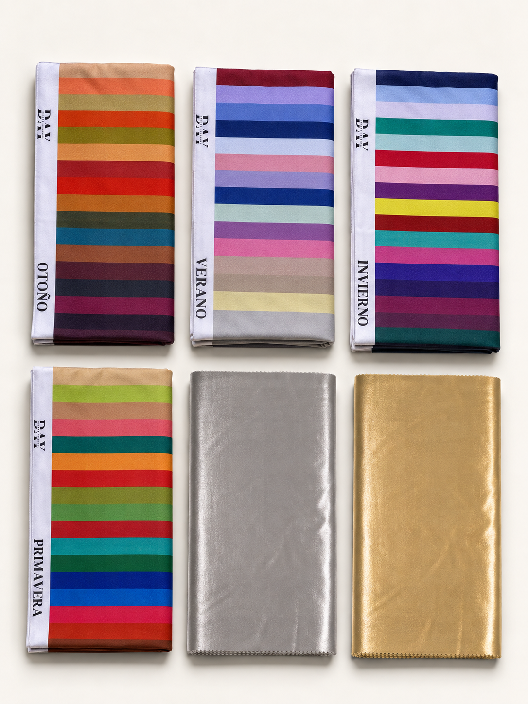 Kit de telas de las cuatro estaciones para colorimetría